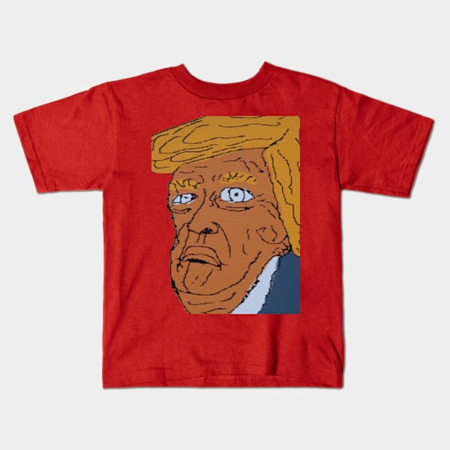 Beautiful President Trump Kids T-Shirt by The_Biff